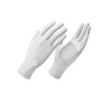 Load image into Gallery viewer, Ice Silk Sunscreen Gloves Summer Riding UPF 50+ Shading Anti-UV Palm Hollowed Out Non-Slip Light Breathable Gloves

