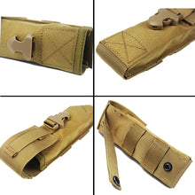 Load image into Gallery viewer, Outdoor Tactical Molle Waist Hanging Flashlight Holster Multifunctional Military Fan Attachment Knife Bag Swinging Stick Package Field Portable Tool Backpack
