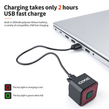 Load image into Gallery viewer, Bicycle Taillight Intelligent Induction Brake Light LED Highlighting Warning Mountain Bike Night Riding Burner USB Rechargeable IPX4 Waterproof
