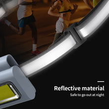 Load image into Gallery viewer, LED Silicone Clothespin Running Light Multi-Purpose Camping Night Riding Fishing Walking Dog Waterproof Safety Warning Light Portable With Magnetic Suction Usb Rechargeable Head Wearing Burner
