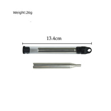 Load image into Gallery viewer, Stainless Steel Fire Blowing Tube 8 Sections Retractable Collapsible Mouth Blowpipe Efficient Small Portable Outdoor Camping Fire Tool Picnic Equipment

