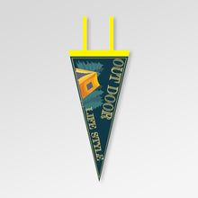 Load image into Gallery viewer, Outdoor Camping Tent Pennant Picnic Canopy Atmosphere Decorations Camp Hanging Flags Holiday Scene Felt Bunting
