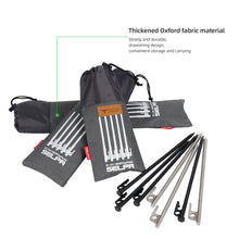 Load image into Gallery viewer, 20CM Ground Nail Storage Bag Outdoor Camping Tent Nail Pull Bag Fragmentary Tools Oxford Cloth Storage Package
