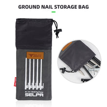 Load image into Gallery viewer, 20CM Ground Nail Storage Bag Outdoor Camping Tent Nail Pull Bag Fragmentary Tools Oxford Cloth Storage Package
