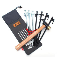 Load image into Gallery viewer, 30CM Ground Nail Storage Bag Outdoor Camping Tent Nail Pull Bag Fragmentary Tools Oxford Cloth Storage Package
