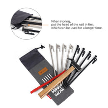 Load image into Gallery viewer, 30CM Ground Nail Storage Bag Outdoor Camping Tent Nail Pull Bag Fragmentary Tools Oxford Cloth Storage Package
