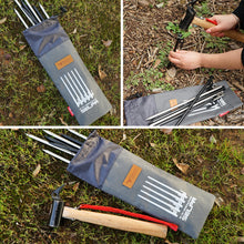 Load image into Gallery viewer, 30CM Ground Nail Storage Bag Outdoor Camping Tent Nail Pull Bag Fragmentary Tools Oxford Cloth Storage Package
