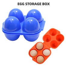 Load image into Gallery viewer, Outdoor 4 Grid Egg Box Simulation Egg Tray Portable Picnic Camping Henapple Protection Case Household Anti-Fall Storage Box
