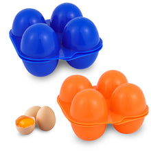 Load image into Gallery viewer, Outdoor 4 Grid Egg Box Simulation Egg Tray Portable Picnic Camping Henapple Protection Case Household Anti-Fall Storage Box
