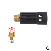 Load image into Gallery viewer, Pressure Washer Connector Adapter for Connect M22 Lance Wand to Karcher Water Gun Female Adapter Fit for AR/Interskol/Lavor/Bosche/Huter/Karcher
