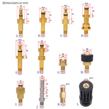 Load image into Gallery viewer, Pressure Washer Connector Adapter for Connect M22 Lance Wand to Karcher Water Gun Female Adapter Fit for AR/Interskol/Lavor/Bosche/Huter/Karcher
