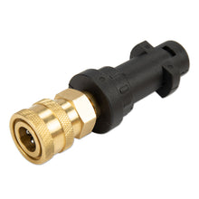 Load image into Gallery viewer, 1/4" Quick Pressure Washer Quick Connector 1/4" to Spray Gun Wand Lance Bayonet Adapter Disconnect Release Fitting for Karcher
