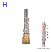 Load image into Gallery viewer, 1/4" Quick Pressure Washer Quick Connector 1/4" to Spray Gun Wand Lance Bayonet Adapter Disconnect Release Fitting for Karcher
