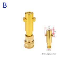 Load image into Gallery viewer, 1/4" Quick Pressure Washer Quick Connector 1/4" to Spray Gun Wand Lance Bayonet Adapter Disconnect Release Fitting for Karcher
