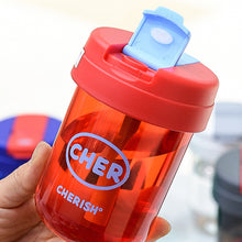 Load image into Gallery viewer, 300ml Water Bottle Leak Proof Sports Bottles Portable Plastic Tea Cups Outdoor Water Bottle Girls and Kids Drinkware
