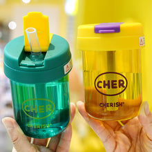 Load image into Gallery viewer, 300ml Water Bottle Leak Proof Sports Bottles Portable Plastic Tea Cups Outdoor Water Bottle Girls and Kids Drinkware
