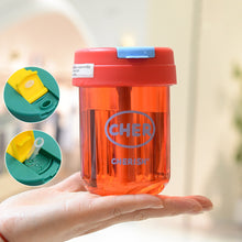Load image into Gallery viewer, 300ml Water Bottle Leak Proof Sports Bottles Portable Plastic Tea Cups Outdoor Water Bottle Girls and Kids Drinkware
