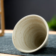 Load image into Gallery viewer, 1Pcs Retro Ceramic Coffee Mug Rough Pottery Latte Tea Cup Porcelain Cup Cup Pull Coffee Flower Pottery
