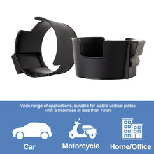 Load image into Gallery viewer, 1Pc Vehicle Water Cup Storage Rack Car Door Cup Holder Auto Interior Accessories Durable Drinks Bottles Holder Portable Hook Mount Cup Stand for Moto Locomotives Household
