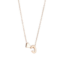 Load image into Gallery viewer, Fashion Love English Letter Minimalist Necklace Creative Versatile Love Pendant Alloy Necklace Clavicle Chain Women Jewelry Gift
