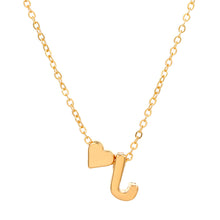 Load image into Gallery viewer, Fashion Love English Letter Minimalist Necklace Creative Versatile Love Pendant Alloy Necklace Clavicle Chain Women Jewelry Gift

