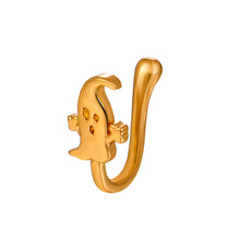 Load image into Gallery viewer, Non-perforated Adjustable U-shaped Nose Clip Star Love Insect Nose Ring Fashion Creative Nasal Ornament Jewelry Accessory
