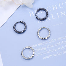 Load image into Gallery viewer, Stylish Minimalist Geometric Circle Earrings Exquisite Pattern Texture Earrings Ear Studs Women Jewelry Accessories
