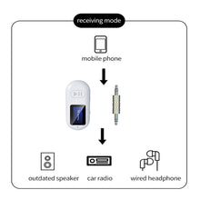 Load image into Gallery viewer, 2 in 1 Bluetooth 5.0 Receiver Transmitter 3.5mm Jack Wireless Audio AUX Adapter For Car Music Audio Headphone Reciever Handsfree
