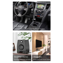 Load image into Gallery viewer, Aux Bluetooth 5.0 Audio Receiver 3.5mm Jack Portable Clip Wireless Bass Hifi Stereo Headphones Adapter Support TF Card Play
