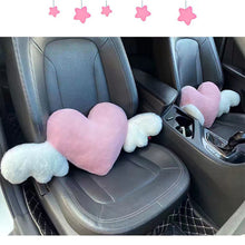 Load image into Gallery viewer, Universal Car Headrest Plush Love Neck Pillow Seat Heart-Shaped Waist Lumbar Pillow Support Cushion Accessories
