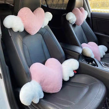 Load image into Gallery viewer, Universal Car Headrest Plush Love Neck Pillow Seat Heart-Shaped Waist Lumbar Pillow Support Cushion Accessories
