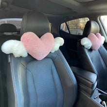 Load image into Gallery viewer, Universal Car Headrest Plush Love Neck Pillow Seat Heart-Shaped Waist Lumbar Pillow Support Cushion Accessories

