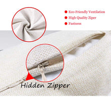 Load image into Gallery viewer, Elegant flower Throw Pillow Case Cotton Linen Square Cushion Cover Summer Home Decorative Pillow Covers 18 x 18 Inch
