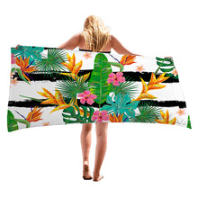 Load image into Gallery viewer, Summer Tropical Flower Tree Microfiber Beach Towels Sand Free Quick Dry Super Absorbent Beach Towel for Adults Girls Women
