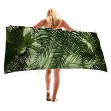 Load image into Gallery viewer, Summer Tropical Flower Tree Microfiber Beach Towels Sand Free Quick Dry Super Absorbent Beach Towel for Adults Girls Women
