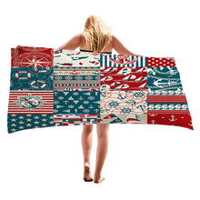 Load image into Gallery viewer, Microfiber Beach Towels Lightweigh Quick Dry Towel Super Absorbent for Kids Teens Adults Travel Swimming Pool Camping
