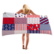 Load image into Gallery viewer, Microfiber Beach Towels Lightweigh Quick Dry Towel Super Absorbent for Kids Teens Adults Travel Swimming Pool Camping
