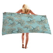 Load image into Gallery viewer, Palm Leaves Pattern Super Absorbent Microfiber Beach Towels Quick Dry Towel for Adults Kids Travel Swimming Sports 150cm * 70cm
