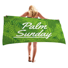Load image into Gallery viewer, Palm Leaves Pattern Super Absorbent Microfiber Beach Towels Quick Dry Towel for Adults Kids Travel Swimming Sports 150cm * 70cm
