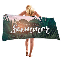 Load image into Gallery viewer, 30 X 60 Inch Super Absorbent Microfiber Beach Towels Quick Dry Towel for Adults Travel Swimming Sports Tropical tree Printing
