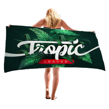 Load image into Gallery viewer, 30 X 60 Inch Super Absorbent Microfiber Beach Towels Quick Dry Towel for Adults Travel Swimming Sports Tropical tree Printing
