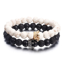 Load image into Gallery viewer, Unisex 7 Chakra Reiki Healing Stone Bracelet Yoga Balance Energy Beads Volcanic Stone Lose Weight Bracelet Jewelry Bangle
