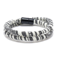 Load image into Gallery viewer, Unisex Bohemia Cloth Wrap Bracelet Magnetic Clasp Ethnic Boho Rope Fabric Bracelet
