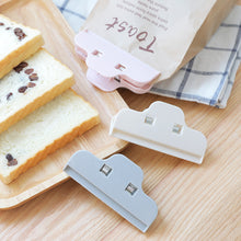Load image into Gallery viewer, Food Bag Clips Portable Storage Bag Plastic Clips Snacks Fresh-keeping Clips Household Sealer Bags Moisture-proof Clamp Memo Notes Clips
