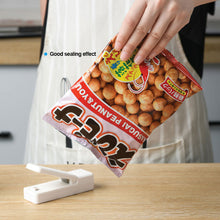 Load image into Gallery viewer, USB Charging Sealing Machine 2 In 1 Mini Heat Sealer Portable Handheld Sealing Machine Food Snack Plastic Storage Bag Rechargeable Sealer Packing Bag
