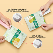 Load image into Gallery viewer, USB Charging 2 In 1 Mini Heat Sealer Portable Handheld Sealing Machine Food Snack Plastic Storage Bag Rechargeable Sealer Packing Bag
