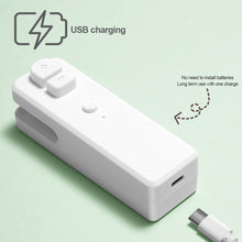 Load image into Gallery viewer, USB Charging 2 In 1 Mini Heat Sealer Portable Handheld Sealing Machine Food Snack Plastic Storage Bag Rechargeable Sealer Packing Bag
