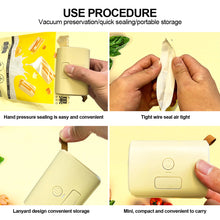 Load image into Gallery viewer, Multifunction Electric Vacuum Sealer Machine USB Rechargeable Food Storage Sealer Automatic Vacuum Sealer Packaging Machine

