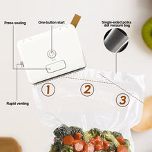 Load image into Gallery viewer, Multifunction Electric Vacuum Sealer Machine USB Rechargeable Food Storage Sealer Automatic Vacuum Sealer Packaging Machine
