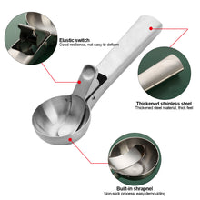 Load image into Gallery viewer, Stainless Steel Ice Cream Scoops Stacks Ice Cream Digger Non-Stick Fruit Ice Ball Maker Watermelon Ice Cream Spoon Tool
